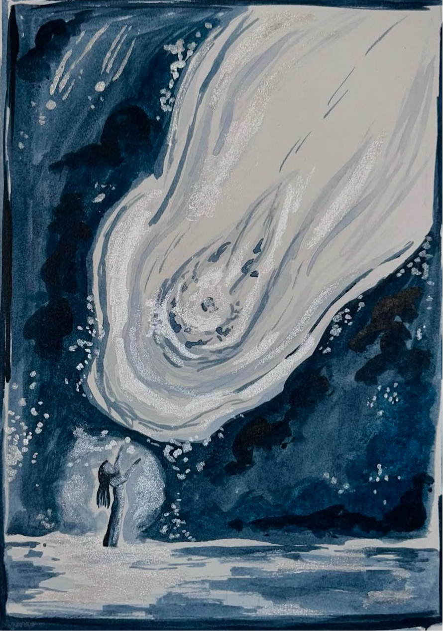 A falling star print ★࿐࿔