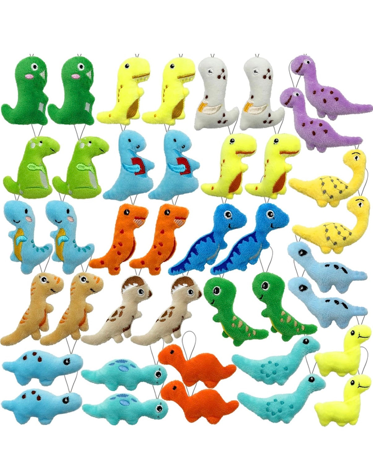 Plush dino charm