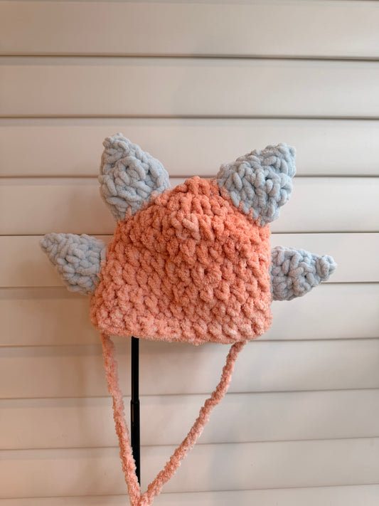 Peach Dino-flower