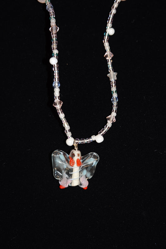 Flutterberry necklace