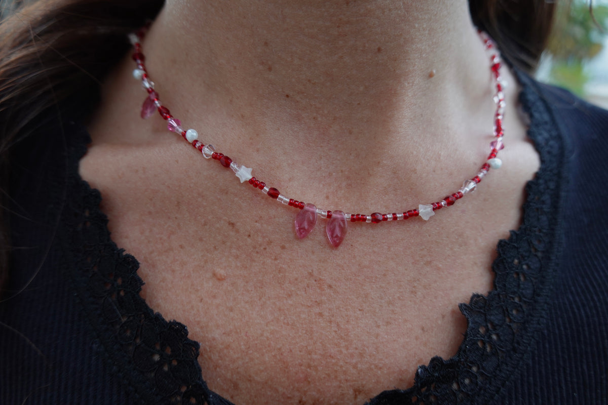Raspberry necklace