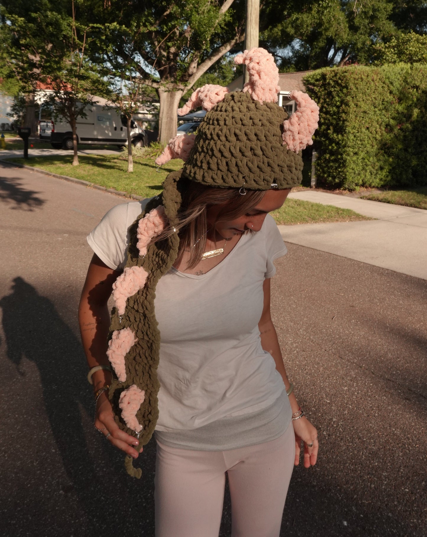 Wildflower dino-tail