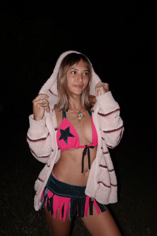 Hot pink star set